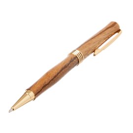 Luxusní kuličkové dřevěné pero "Exotické zebrano"