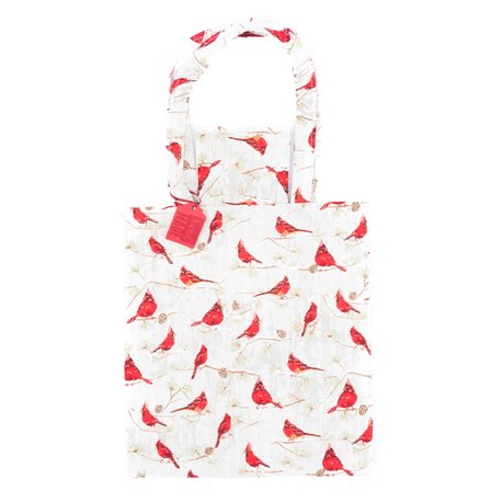Bavlněná nákupní taška přes rameno „Kardinál červený“