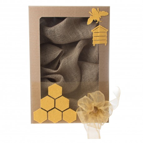Dárková krabička "Včelí úl"