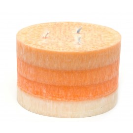 Svíčka elegantní 3knoťák - mandarinka